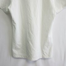 美品 CHRISTIAN ROLAND クリスチャンローランド 半袖 ロゴプリント クルーネック Tシャツ カットソー L ホワイト_画像8