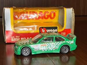 【値下セール】burago ブラーゴ　BMW M3 1/43 G.T. SUP cod. 4167 ダイキャスト ミニカー burago DEKRA 36 tictac