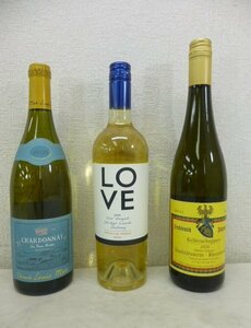 8971●CHARDONNAY・LOVE CHARDONNAY・Kellerschoppen ワイン3本セット その2●