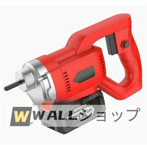 人気新品★コンクリート バイブレーター 生コン 左官 電動工具 打設 建築 DIY 木一ス長1.5m 振動棒Ф3.5 コンクリート バイブレータ