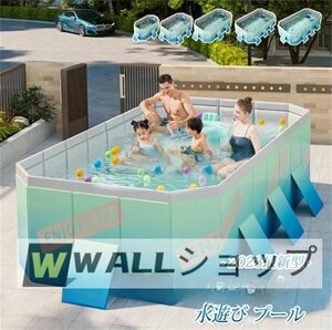  popular new goods! folding pool playing in water pool vinyl pool air entering un- necessary home use pool garden pool for children for adult storage easy 2.1M