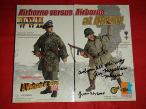 ■ドラゴン■A Weekend of Heroes 2004 限定■WWⅡ■1/6 ドイツ＆アメリカ兵■Airborne versus Airborne at ANZIO!■※サイン入■DRAGON■