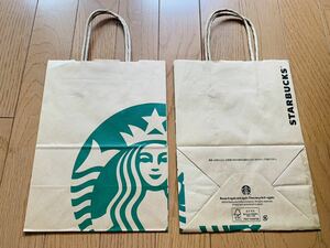 スターバックス 手提げ紙袋 ショッパー 旧デザイン 同柄10枚セット