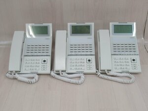 ▲Ω XL2 13809# 保証有 キレイめ 日立【 HI-24G-TELPFA 】(3台セット) 19年製 HITACHI 24ボタン停電直通用電話機 領収書発行可能