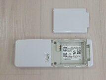 ΩYI 451 o 保証有 15年製 NEC Carrity-NW PS8D-NW コードレス電話機 取説・電池付 初期化済_画像7