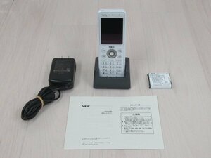 ΩYI 503 o 保証有 18年製 NEC Carrity-NW PS8D-NW コードレス電話機 取説・電池付 初期化済 綺麗目