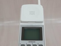 ▲ΩZV3 542 o 保証有 16年製 日立 HITACHI 24ボタンカールコードレス電話機 HI-24F-TELHCA 電池付 綺麗目・祝10000！取引突破！_画像3