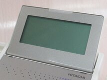 ▲ΩZV3 549 o 保証有 13年製 日立 HITACHI 24ボタンカールコードレス電話機 HI-24F-TELHCA 電池付 綺麗目・祝10000！取引突破！_画像5