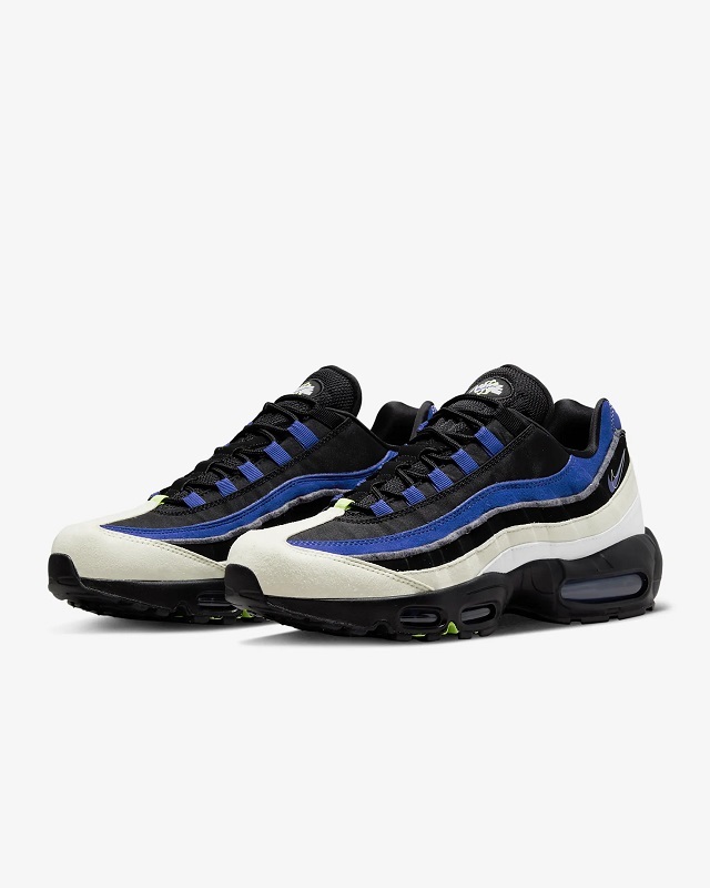 送料無料 28cm○ナイキ エア マックス 95 SE NIKE AIR MAX 青 黒 白