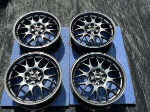 BBS　RG-R　RG778　１７インチ　７J　42　PCD 100　RGR　ダイヤモンド ブラック クリア　DBK プリウス　レガシー　８６　BRZ　ホイール