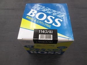 【未使用品】ワークスベル　アルミニウム BOSS 114 スバル ワークスベル エアバック対応　ステアリングボス　スバル　インプレッサ