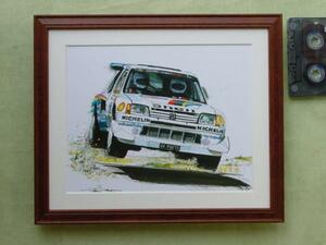 #BOW картина # Peugeot 205 турбо 16 Rally # из дерева сумма 298#