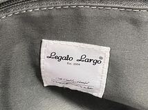 【8768】Legato Largo / レガートラルゴ　レザー　2WAYバッグ　ショルダーバッグ　グリーン系_画像10