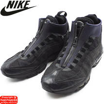 希少■NIKE AIR MAX95 SNEAKER BOOT 完売品◆ナイキ エアマックス スニーカー ブーツ フロントジップ 厚底ソール ダッドシューズ ブラック_画像3