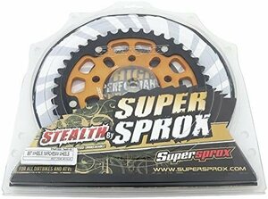 SUPER SPROX　【RST7090-43-GLD】　ドリブンスプロケット　STEALTH　アルミ＆スチール　ゴールド　43T　社外ホイール対応　②