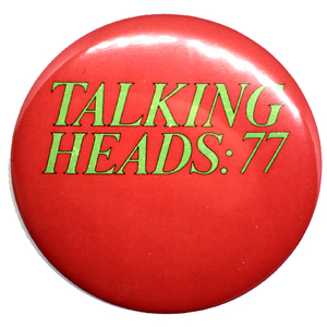 デカ缶バッジ TALKING HEADS 77 トーキングヘッズ Ny Punk New Wave David Byrne Tom Tom club
