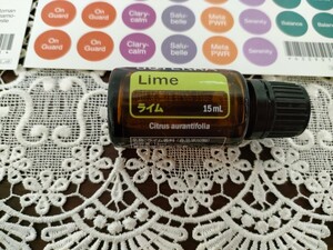 新品未開封ドテラライム15ml新品キャップシール付doTERRA