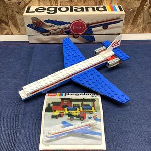 送料無料【Sこ408】LEGO レゴ687 ジェット旅客機　飛行機　1973年　オールドレゴ　レゴブロック