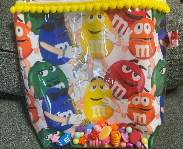 m&m リメイク　シャカシャカポーチ　