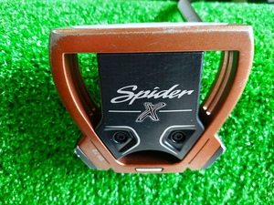 ★激安!!★ Spider X COPPER×WHITE シングルベンド パター 33インチ スパイダー SX-72