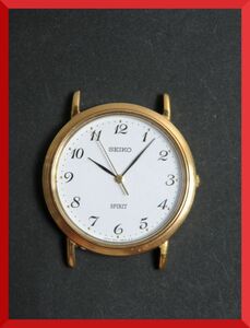 Seiko Seiko Spirit Spirit Quartz 3 иглы 5E21-6C00 Мужские часы для мужчин v381 работают