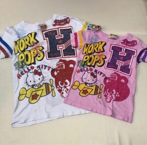 半袖Tシャツ Tシャツ Tシャツ JAM キティちゃん セット 150cm 110cm