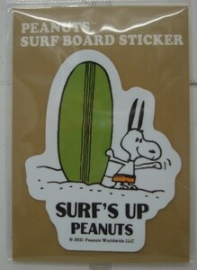 新品SNOOPY PEANUTS SURF BOARD STICKER（スヌーピーサーフボードステッカー） SNP- 21001