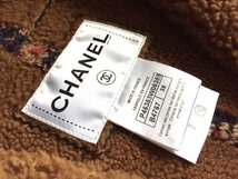 即決　極美品　付属品付　CHANEL　シャネル　最高峰　ツイード装飾　ムートンコート☆38サイズ　ハンガー付_画像4