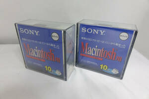 SONY 3.5インチ 2HDフロッピーディスク Macintosh 10枚入×2 未使用 送料込即決