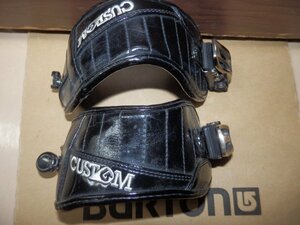 部品★BURTON バートン★アンクルストラップセット 黒 S カスタム等 男性用