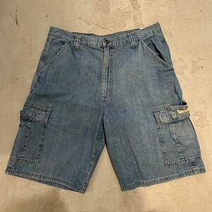  Wrangler Wrangler Denim cargo shorts short pants shorts w34 jeans Vintage 80s 90s 00s y2k USA old clothes ske-ta-