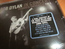 新品 未開封 BOB DYLAN IN CONCERT BRANDEIS UNIVERSITY 1963 ボブ・ディラン イン コンサート 1963 CD_画像2