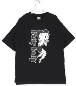 即決■★Betty Boop /ベティ・ブープ★■裾スリット TシャツSZE=F