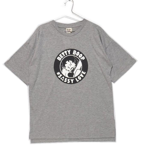 即決■★Betty Boop /ベティ・ブープ★■裾スリットTシャツ :SIZE=F