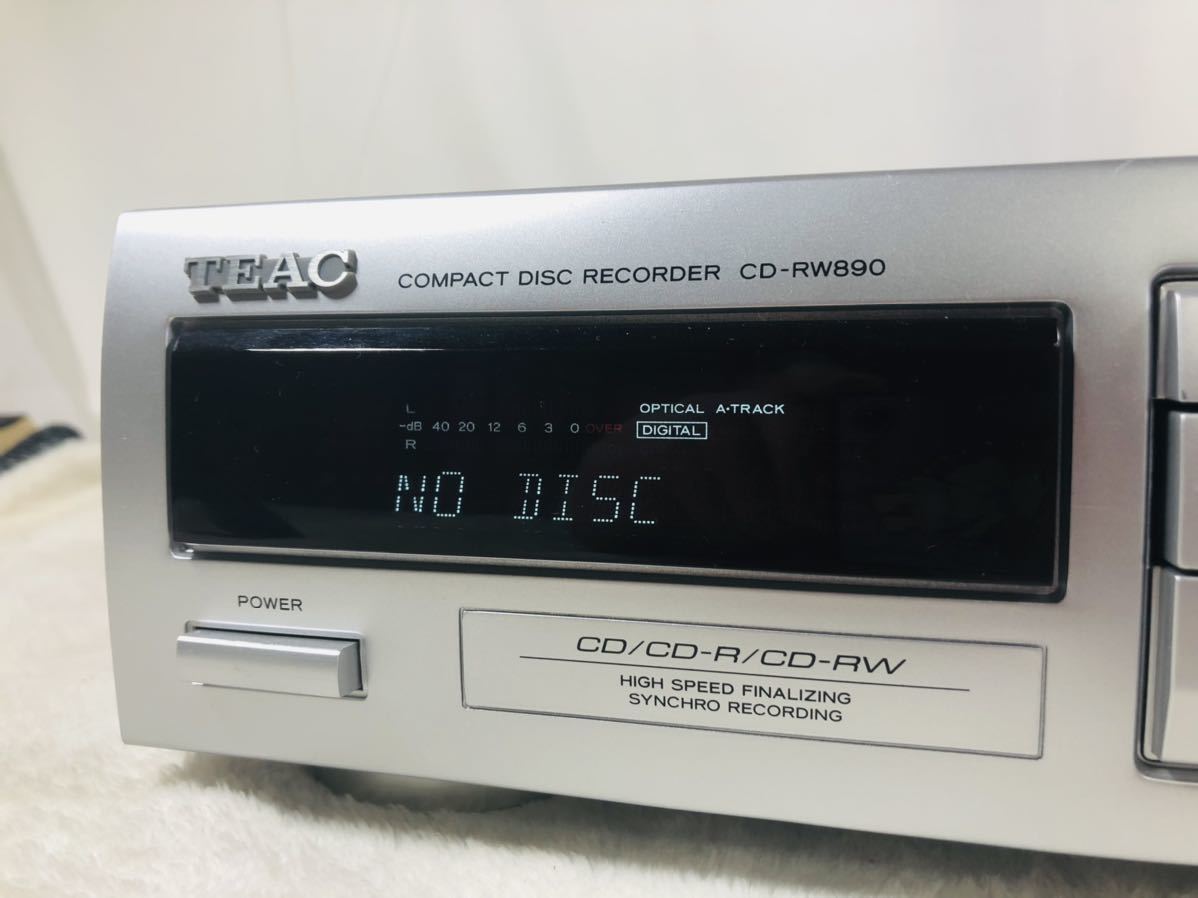 TEAC CD-RW890 CDレコーダー ティアック CD再生のみ確認 | JChere雅虎
