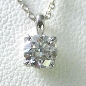 ダイヤモンド ネックレス プラチナ 一粒 0.4ｃｔ 鑑定書付 0.400ct Dカラー FLクラス 3EXカット H&C CGL TOR0880-4pp KDP*P