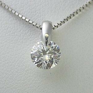 ダイヤモンド ネックレス プラチナ 一粒 0.2ｃｔ 鑑定書付 0.223ct Dカラー VVS1クラス 3EXカット H&C CGL TOR0934-1P KDP*P