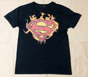 SUPERMAN S Tシャツ トップス カットソー ベース DC COMICS コミックス スーパーマン