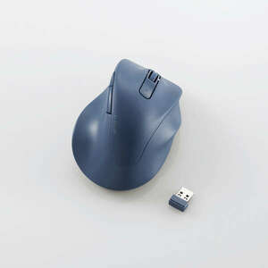 BlueLED無線マウス [EX-G] 5ボタン/静音設計/抗菌/右手専用/XLサイズタイプ 医師との共同開発により究極の握り心地を実現: M-XGXL30DBSKBU