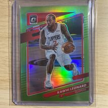 2021-22 Panini Donruss Optic Green Prizm Kawhi Leonard /149_画像1