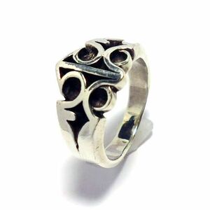 23 number ring silver 925 ring original silver made men's accessory jewelry [a084]