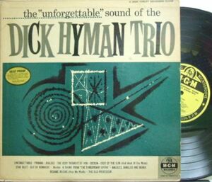 ３枚で送料無料【米MGM mono】Dick Hyman Trio/The Unforgettable Sound