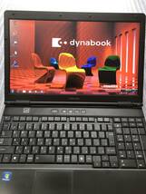 【中古美品】東芝 dynabook Ｂ450/Ｃ Windows 7 Professional 32ビット _画像2