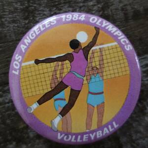  ultra rare Vintage Olympic 1984 year official badge pin badge can badge USA NIGEL CABOURNnai gel ke-bon put on bell bell Gin 3