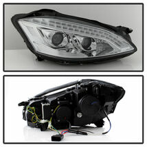 税込新品ベンツ W221SクラスW222ルック プロジェクターLEDデイライト　ヘッドライト ヘッドランプS350 S550 S600 S63 S65 amg_画像3
