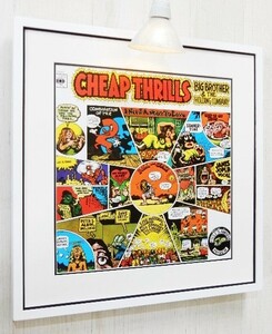 ja varnish *jo pudding /reko jacket poster frame /Cheap Thrills/Janis Joplin/Robert Crumb/ Robert k Ram / comics /chi-p* abrasion ru