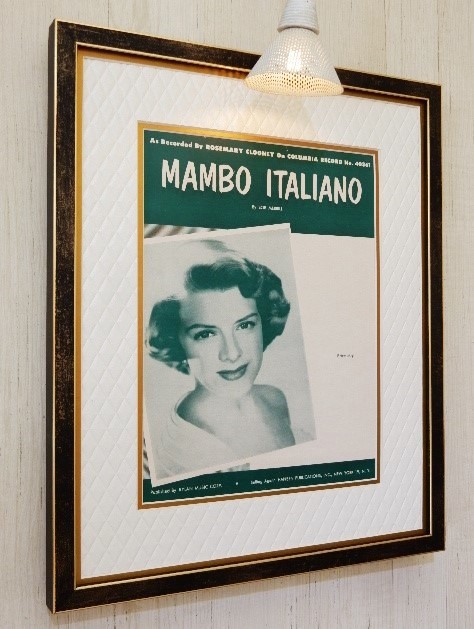 Rosemary Clooney/Mambo Italiano/Original Score 1956/Rosemary Clooney/Mambo Italiano/Mambo Gumbo/Sheet Music, music, Souvenir, Mementos, photograph