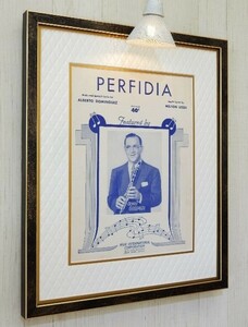 Art hand Auction Benny Goodman/Perfidia Original Score 1941/Benny Goodman/Perfidia/Swing Jazz/Jazz Bar Art/Swing Gumbo, music, Souvenir, Mementos, photograph