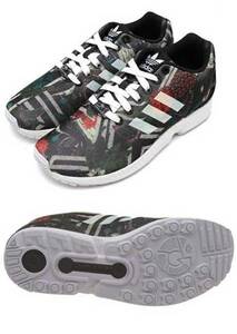  Adidas 24cm ZX FLUX The Farm Company regular price 13200 jpy The farm Company sneakers collaboration originals 