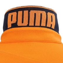 プーマ XL ゴルフ スイングカット ロングスリーブ ポロシャツ 定価9900円 オレンジ 長袖 ドライ 保温性_画像8